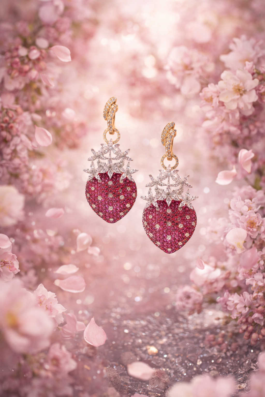 Queen of Hearts Drops Earrings