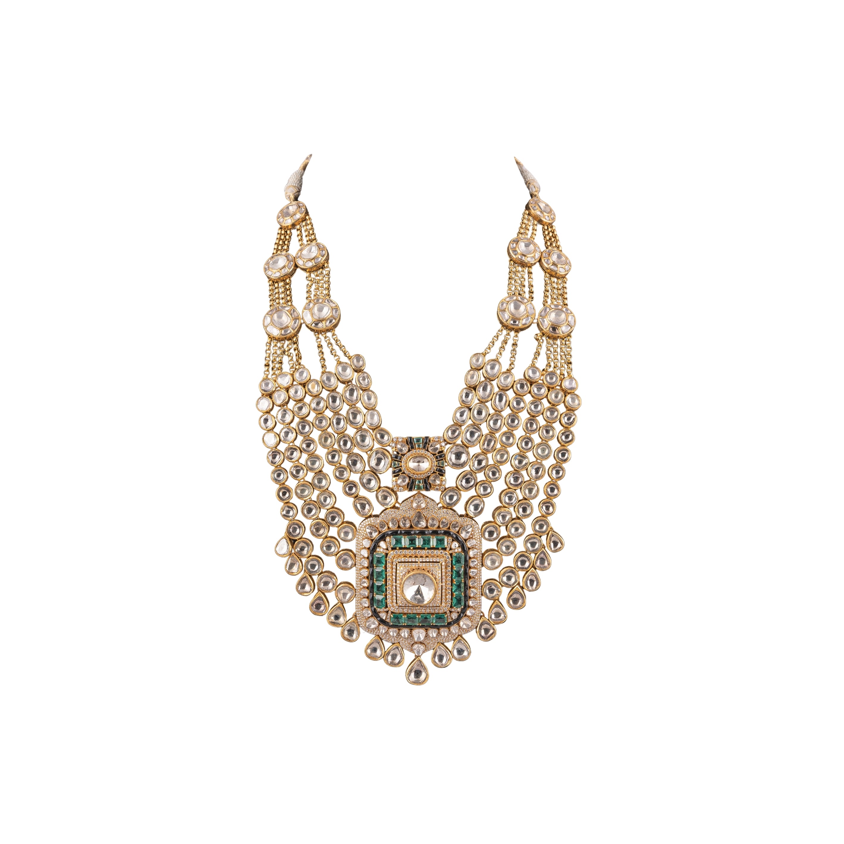 The Royal Cascade Polki Set