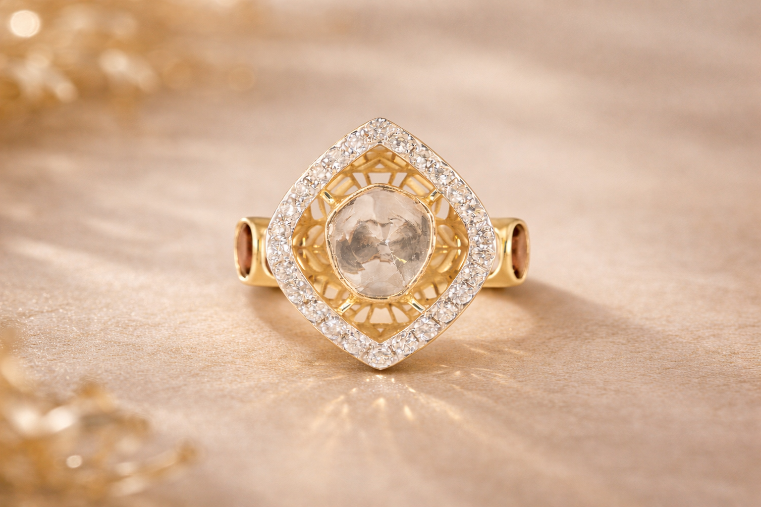 The Monarch Frame Ring