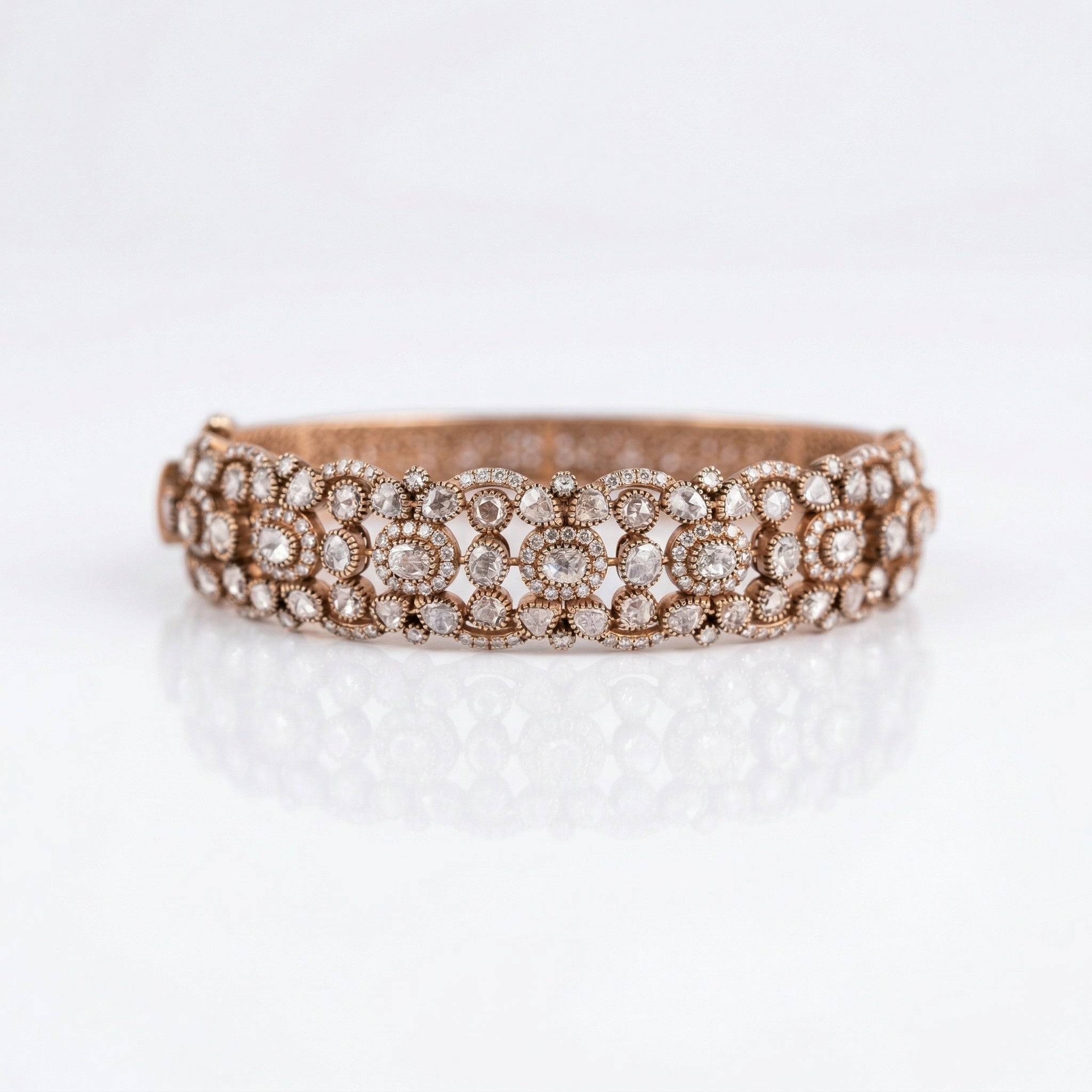 Heritage Weave Polki Bangle