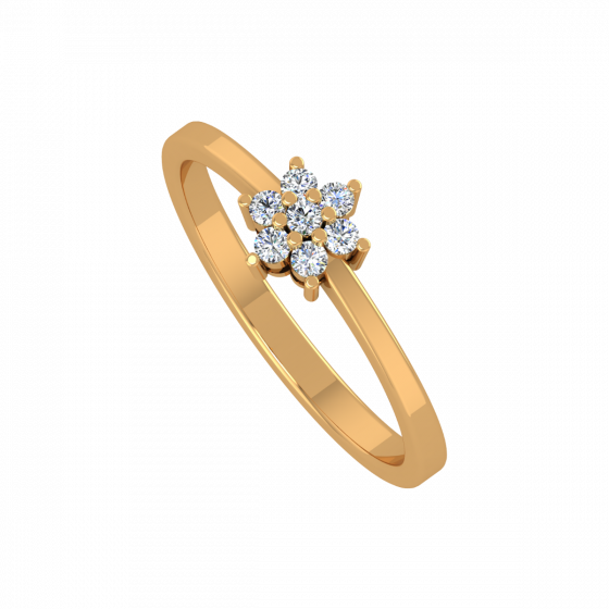 Floral Diamond Ring