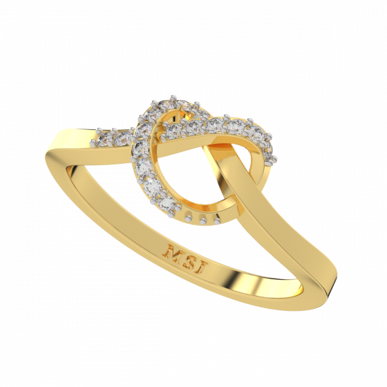 Flow Free Diamond Ring