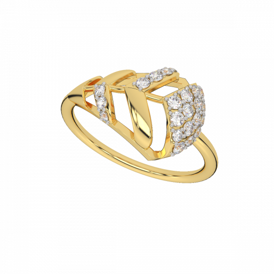 Christmas Tree Diamond  Ring
