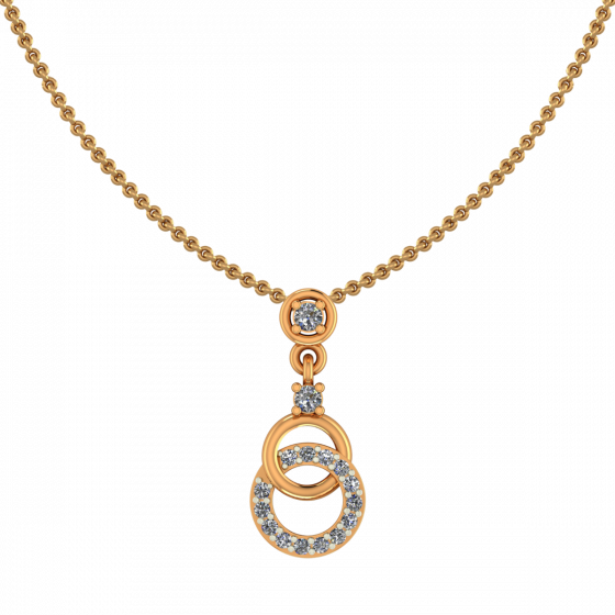Loopy Loops Diamond Pendant