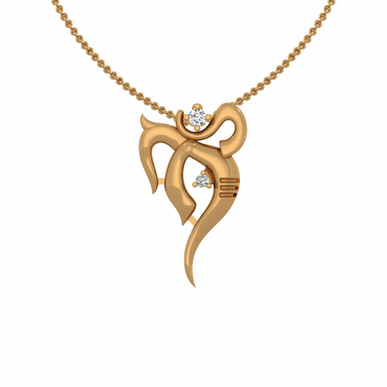 The Lucky Ganesha  Diamond Pendant