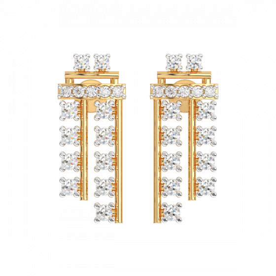 Geometric Diamond Studs