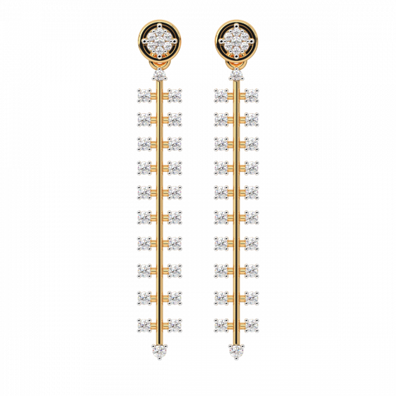 Elegant Diamond Danglers