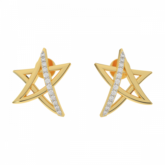 Shinning  Star  Diamond Studs