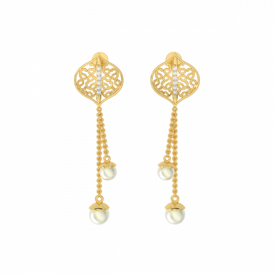 Links N Likes Diamond Danglers 