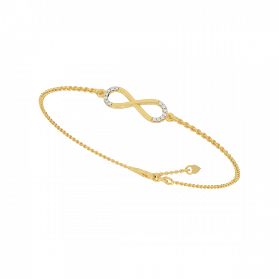 Infinite diamond bracelet 