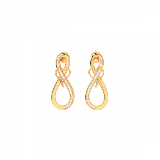 True Infinite love Diamond Earrings 