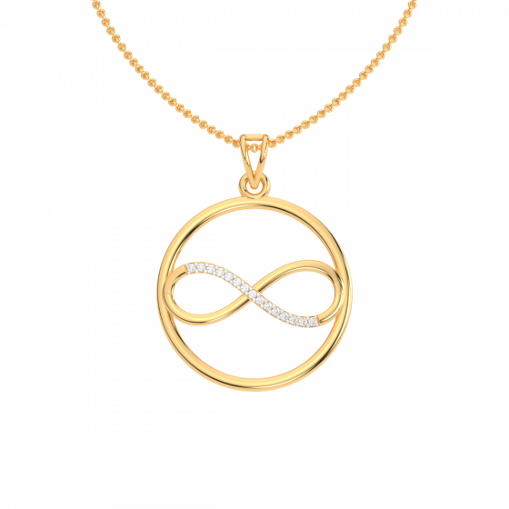 Forever Infinity Men's Diamond Pendant 