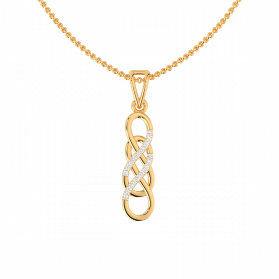 Absolute Infinte  Men's Diamond pendant 