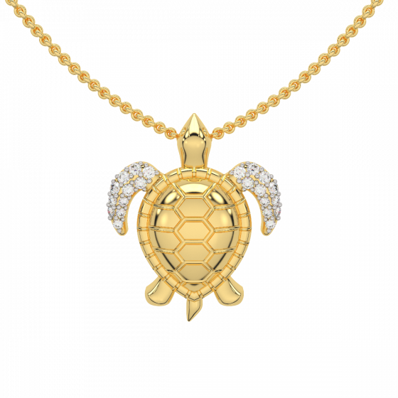 Totally Turtle Diamond Pendant