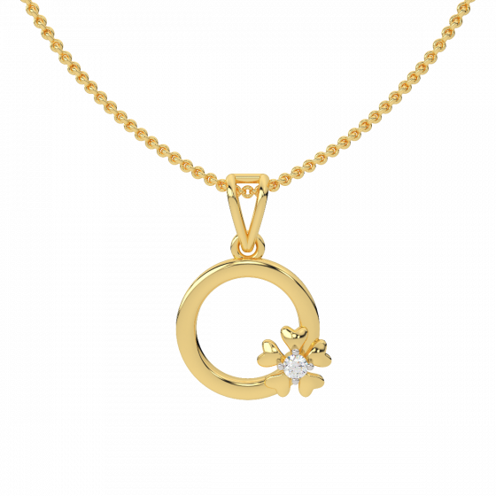  Flower Diamond Pendant