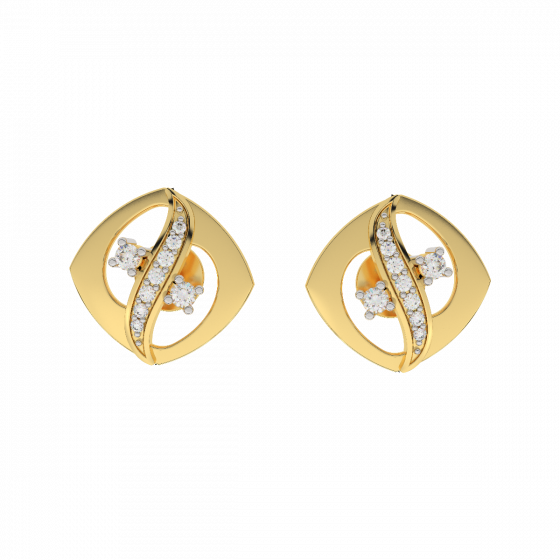 The Bloom  Diamond Studs