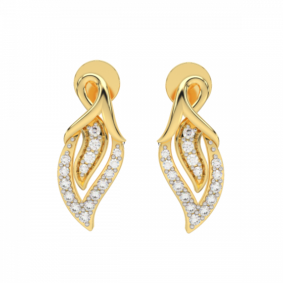 Gold Diamond Studs