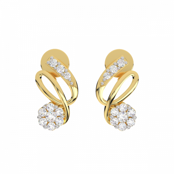 Floral beat Diamond Studs