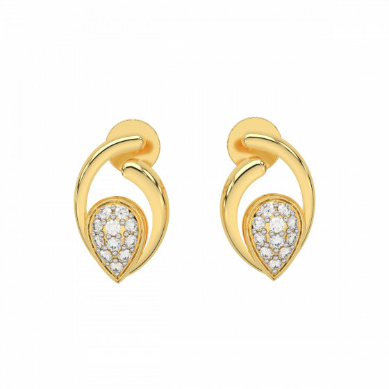  Glam Drop Diamond Studs