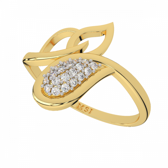 Twine Sparkle  Diamond Ring