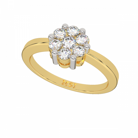 Purely Floral  Diamond Ring