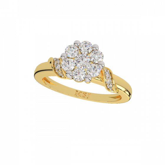 Floral Treat Diamond Ring