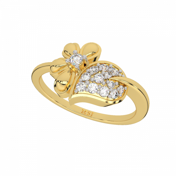 Touch Of Nature Diamond Ring