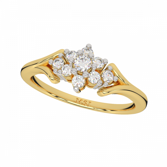 Floral Finesse Diamond Ring