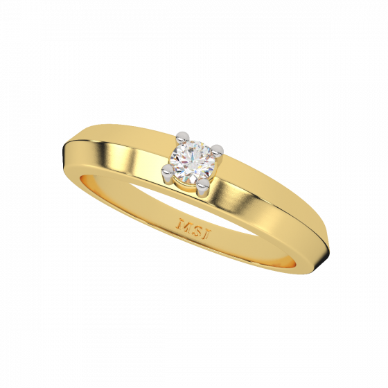 Solitaire Suave  Diamond Ring