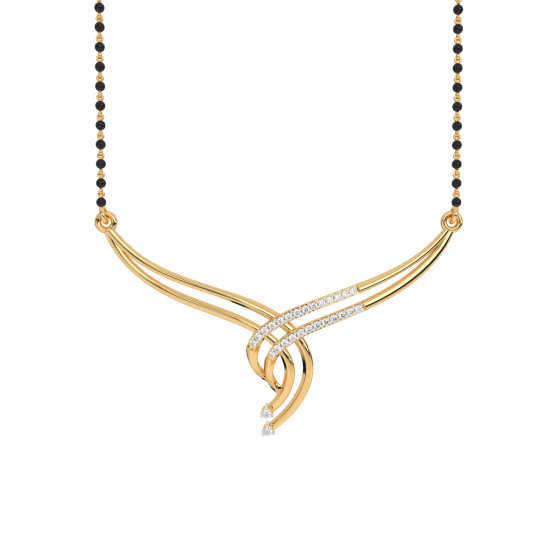 Weavy  Mangalsutra Pendant