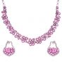  Pretty Pink - Pink Sapphire and Diamond Necklace