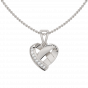 Twist N Turn Gold Diamond Heart Pendant