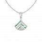  Christmas Enamel Diamond Pendant