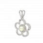  Inflorescence  Diamond Pearl Pendant