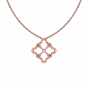 Golden Tracery Gold Diamond Pendant