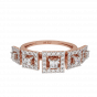 Squares Encase Diamond Ring