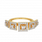 Squares Encase Diamond Ring