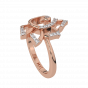 Peacock Pride  Diamond Ring