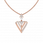 Christmas Triangle Diamond Pendant