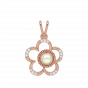  Inflorescence  Diamond Pearl Pendant