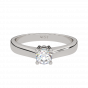 Key Solitaire Diamond  Ring