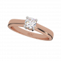 Key Solitaire Diamond  Ring