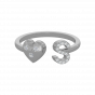 S Shaped Diamond Ring