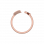   R  Shaped Diamond Ring