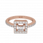  Sweet Square  Diamond Ring