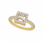  Sweet Square  Diamond Ring