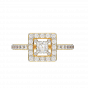  Sweet Square  Diamond Ring