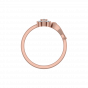 Floral Loop  Diamond Ring