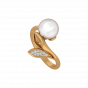 Mermaid Pearl Diamond  Ring