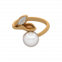 Mermaid Pearl Diamond  Ring